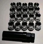 Jegs 65464 Spline Drive Lug Nuts, Short Open-end 1/2 IN.-20 Rh, Chrome LOT-20. Fixed Price $45.00.