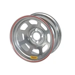 Bassett 47SP4S 14X7 D-hole 4X4.25 Inch Backspace Silver Wheel. Fixed Price $99.99.