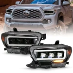 Anzo 111496 2018 Fits Toyota 16-20 Tacoma Led Projector Headlights Plank Style. Fixed Price $774.49.