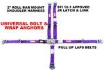 Racerdirect Quarter Midget Harness Sfi 16.1 5PT Latch&link Seat Belt Purple. Fixed Price $105.59.