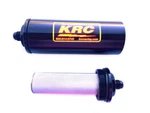 Kluhsman Racing Products #6AN Stainless Fuel Filter (KRC-4706BK). Fixed Price $129.99.