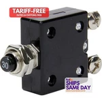 Quickcar 50-9730, One Black Plastic Amp Resettable Circuit Breaker Performanc. Fixed Price $34.23.