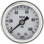 Stewart Warner 838141 Liquid Filled Pressure Gauge, 100 Psi White. Fixed Price $51.99.