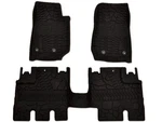 For Jeep Wrangler Jk 2018 Mopar All Weather 1ST Row Black Rubber Floor Mats. Fixed Price $113.63.