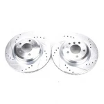 Disc Brake Rotor Set-rear Drilled, Slotted And Zinc Plated Pair. Fixed Price $277.99.
