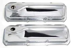 1970-82 Chrome 5/8" Tall Ford 302 351C 351M 400M Boss V8 Sbf Valve Covers. Fixed Price $52.00.
