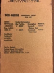 Fel-pro TCS46070 2005-1992 Lex L6 3.0L Dohc 2JZGE (crankshaft Front Seal Set). Fixed Price $5.21.