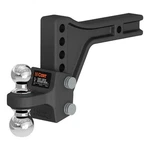 Curt Adjustable Trailer Hitch Mount W/ Dual Ball, 2" Shank, 15K Lbs 45935. Fixed Price $259.95.