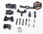 Traxxas 7043 Upper & Lower Steering Arm Set, 1/16 Slash. Fixed Price $12.00.