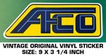 Afco Racing Radiators & Shocks -vintage Original Vinyl Decal Sticker-performance. Fixed Price $9.34.