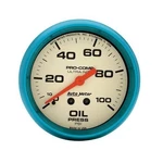 Autometer Ultra-nite Mechanical Oil Pressure Gauge 5/8" Dia White Face 4521. Fixed Price $114.98.