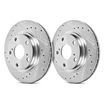 Powerstop JBR758XPR Brake Rotors For Infiniti Q45 1997-2001 Front. Fixed Price $172.58.