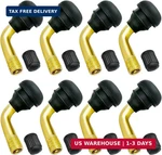 8 Pack PVR70 Tubeless Tire Valve Stem Curved Bent 90 Degree Angled Us. Fixed Price $11.43.