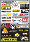 Factory Effex Sponsor Stickers Kit 10-68006. Fixed Price $25.99.