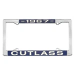Restoparts License Plate Frame W 1967 Cutlass Logo. Fixed Price $32.33.