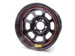 15X8 Hole 5X5.5 Bc 4IN Bs Black Dot Bassett D58DJ4. Fixed Price $109.05.