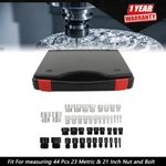 Nut And Bolt Gauge 23 Metric & 21 Inch 44 Thread Checker Box New. Fixed Price $29.99.