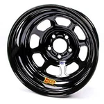 Aero Race Wheels 52 185020T3 15X8 2IN 00 Black Tabs For Mudcover. Fixed Price $152.43.