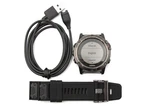 Garmin Fenix 5X Sapphire 51MM Slate Gray Stainless Steel W/ Black Band - (read). Fixed Price $109.99.