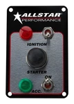 Allstar Weatherproof Ignition Panel 2-SWITCHES W/two Lights ALL80164. Fixed Price $75.99.