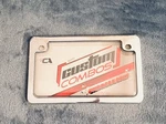 Custom Combos 92777 Unbreakable Motorcycle License Plate Frame & Shield. Fixed Price $9.00.