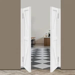 Wooden Partition Door, Auto Close Doors, With Hinges. Fixed Price $168.46.