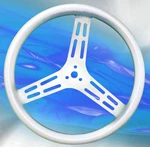 New Longacre Uncoated Aluminum Steering WHEEL,15"SMOOTH. Fixed Price $69.99.