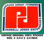 Parnelli Jones Enterprises Vintage Original Vinyl Decal Sticker Racing-scca. Fixed Price $13.74.