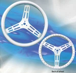 Longacre Uncoated Aluminum Steering WHEEL,15",W/ Bumps. Fixed Price $89.99.