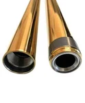 Pro One Gold 41MM Fork Tubes 22.25IN Harley Road King Custom 04-07. Fixed Price $493.05.