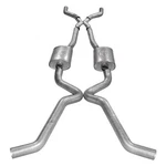 For Chevy Ii 62-67 Exhaust System 304 Ss Turbo Chambered Dual Header-back. Fixed Price $1895.25.
