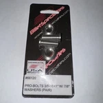Pair Of Billet Specialties 66120 Pro Bolts 3/8-16 X 1" 7/8" Washers New Sealed. Fixed Price $12.98.