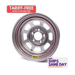 Bassett BAS58DF3IS Powder Coated Silver Steel Inch Wheel Rim 5X4.5 15X8. Fixed Price $142.06.
