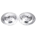 AR8180XPR Rear Evolution Drilled Slotted Rotor Pair. Fixed Price $144.40.