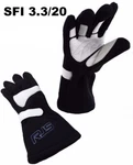 Rjs Racing Sfi 3.3/20 Gloves 3-2A/20 Elite Black Size Med. Fixed Price $254.99.
