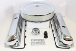 Oldsmobile Chrome Engine Dress Up Kit Valve Covers 14" Air Cleaner 350 455. Fixed Price $174.95.