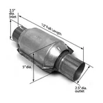 Slp Roush High Flow Catalytic Converter Single 2.5" Mustang 5.0 Camaro Ls Swap. Fixed Price $79.50.