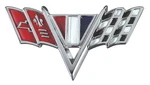 Restoparts Fender Emblem For 1964-1967 Chevy Chevelle, Camino Flags. Fixed Price $33.99.