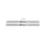 C6TZ-6513208-B Scott Drake Door Sill Plates With Bronco Logo Billet Aluminum. Fixed Price $170.95.