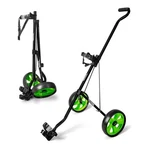 Jovial Foldable 2-WHEEL Golf Pull Cart-aluminum W/out Umbrella Holder. Fixed Price $71.99.