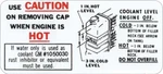 Restoparts Caution Cooling System Decal Sticker For 1967-1968 Gto Lemans Tempest. Fixed Price $18.98.