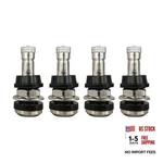 4PCS TR416 Metal Valve Stems, High-pressure Car Tire Brass Rubber. Fixed Price $14.99.