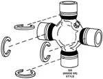 Dana 5-795X Universal Joint; Non-greaseable. Fixed Price $49.99.
