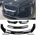 Gloss Black Car Front Bumper Spoiler Lip Splitter Body Kit For Jaguar Xe Xjl. Fixed Price $45.58.