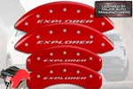 2011-2019 Ford "explorer" Front + Rear Red Mgp Brake Disc Caliper Covers Hd 4PC. Fixed Price $299.99.