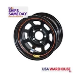 Bassett BAS47SN3 Powder Coated Black Steel Inch Wheel Rim 5X3.94 14X7. Fixed Price $132.95.