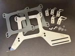 4BBL Carburetor Throttle/kickdown Cable Mounting Kit-new, Stainless Steel. Fixed Price $95.00.