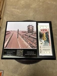Authentic Indianapolis Motor Speedway Display W/ Brickyard 400 Ticket & Track. Fixed Price $69.99.