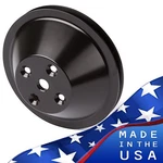 Black Billet Aluminum Small Block Chevy Water Pump Pulley 1V Lwp Sbc 350 327. Fixed Price $60.00.