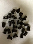 Black Alum 7/16" By .500" 1/4 Quick Turn Dome Head Dzus Fasteners. Fixed Price $175.00.